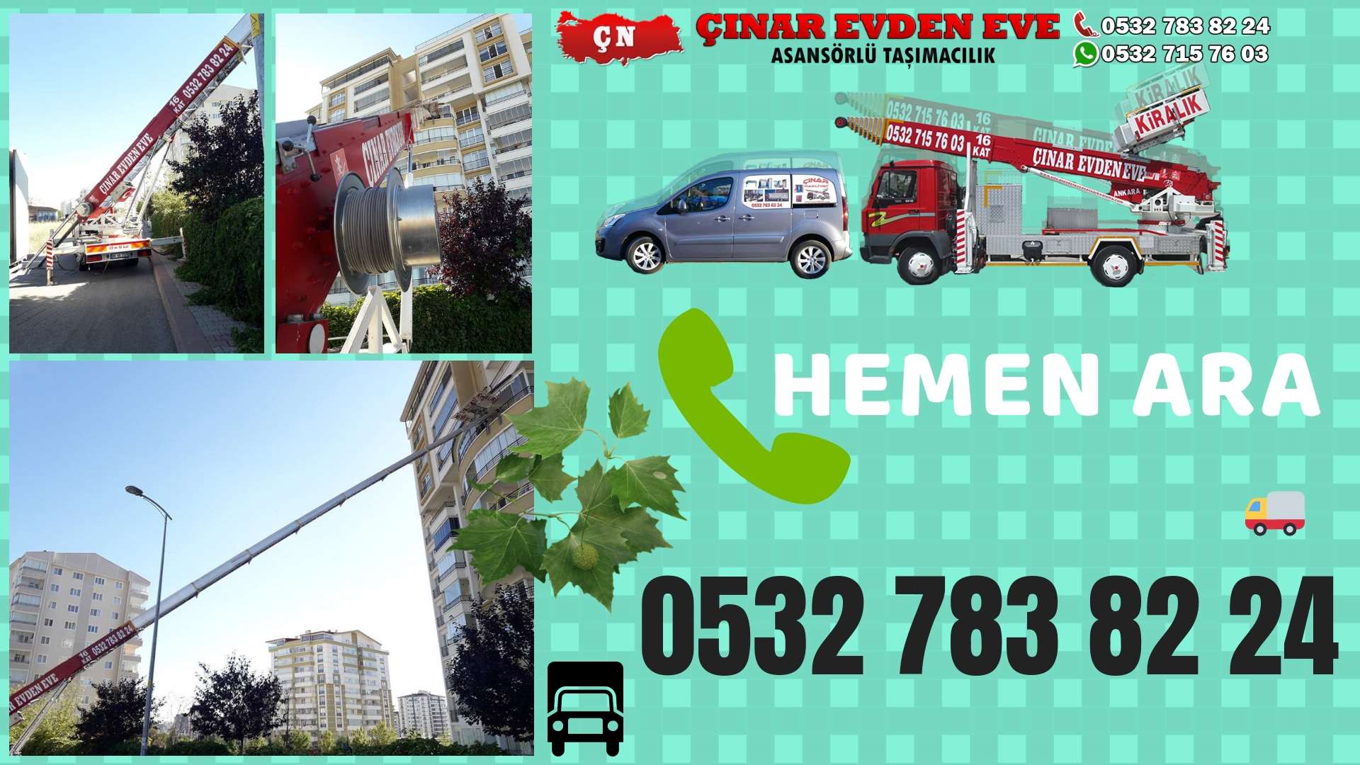 Ankara Yapracık TOKİ Evden eve ev taşıma sincan nakliye fiyatları 0532 715 76 03