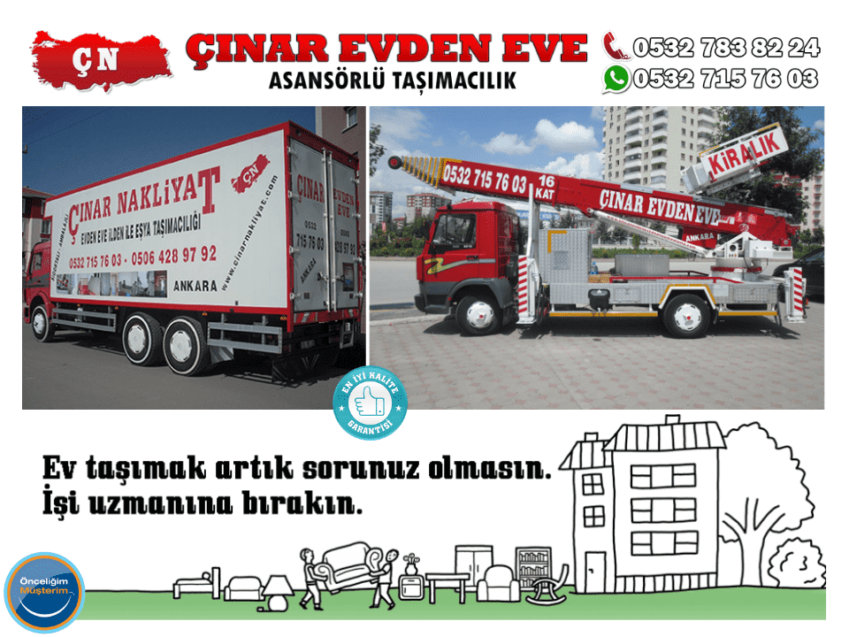 Ankara Törekent Evden eve nakliyata, inşaat, mobilya asansör kiralama yapılır 0532 715 76 03