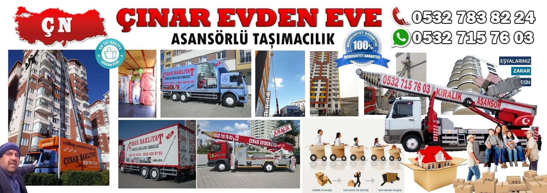 Ankara Kızılcahamam Evden Eve Asansörlü Ev Eşyası Taşıma 0532 715 76 03
